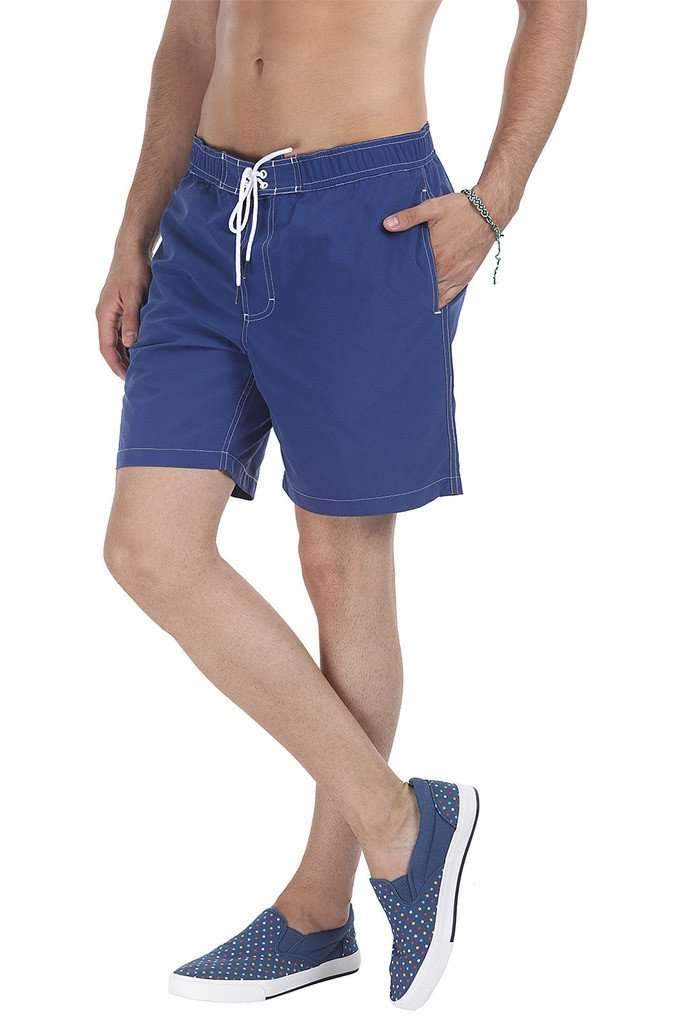 Washed Look Quick Dry Nylon Board Shorts