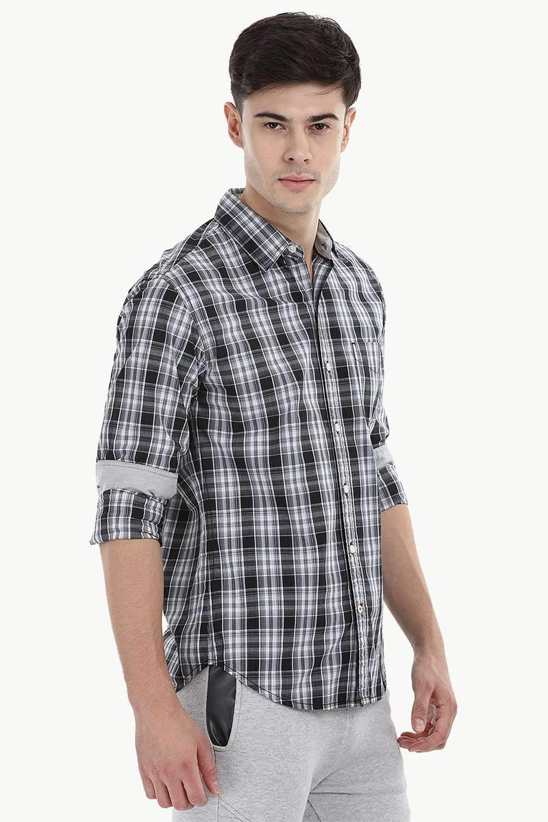 Windowpane Check Shirt