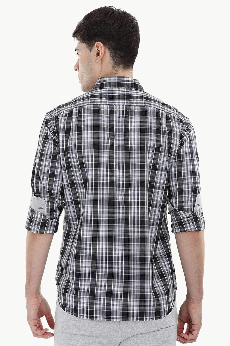 Windowpane Check Shirt