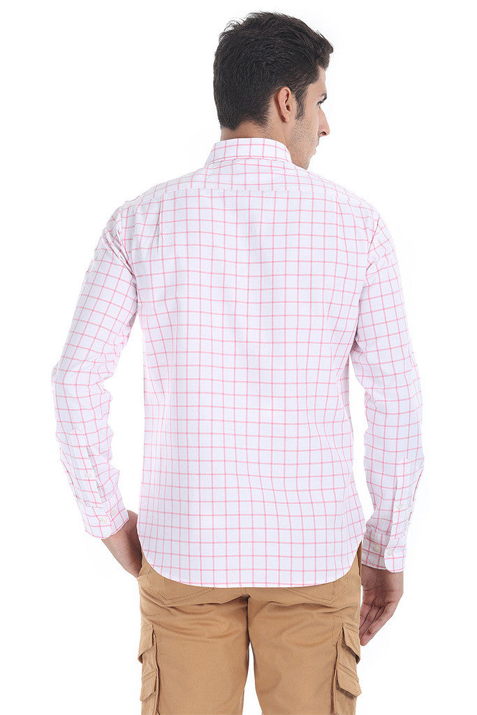 Windowpane Check Eqyptian Cotton Shirt