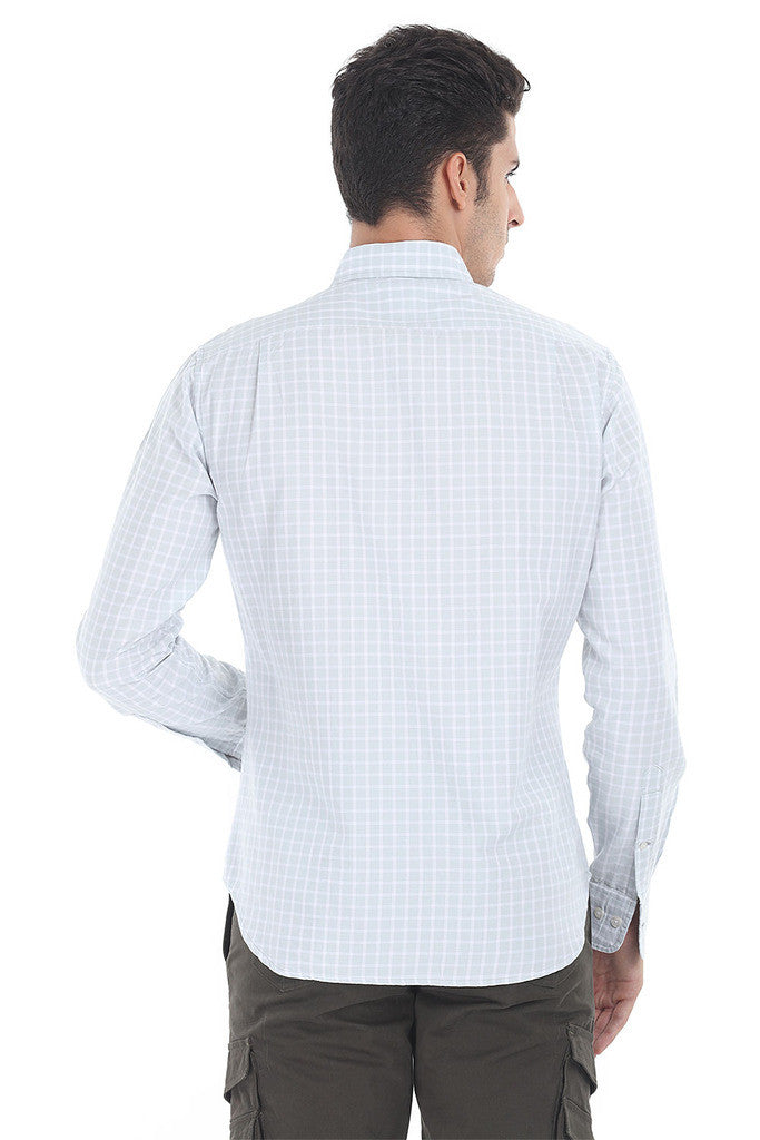 Windowpane Check Eqyptian Cotton Shirt