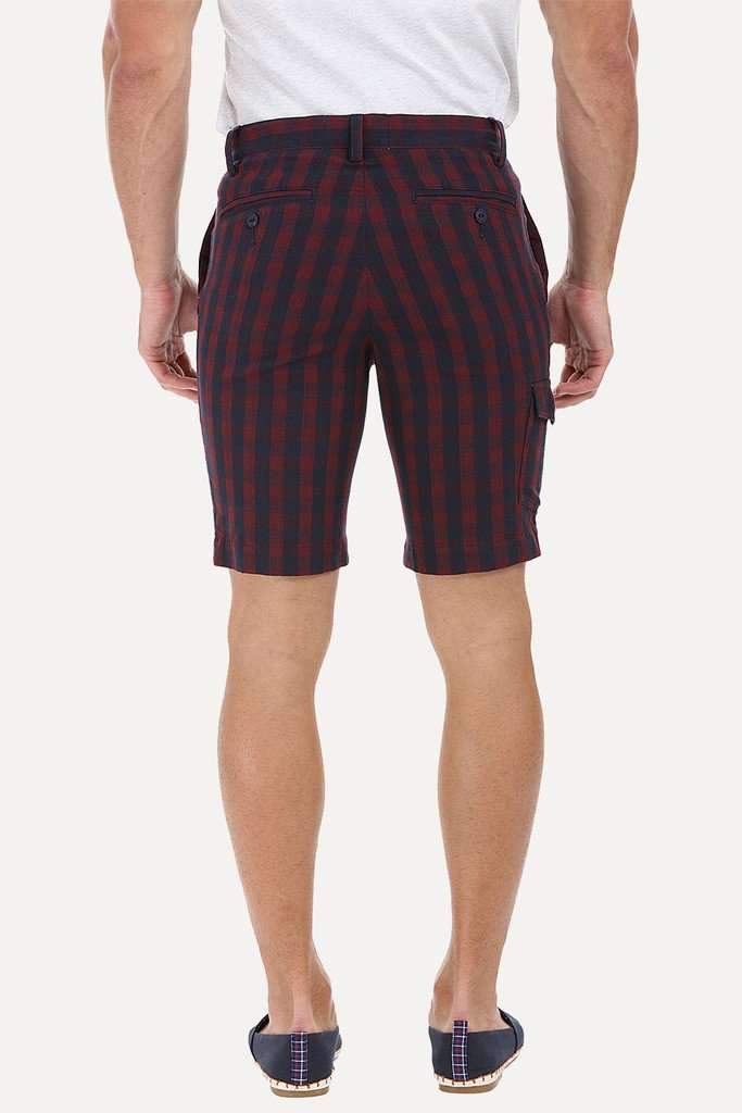 Yarn Dyed Checked Shorts